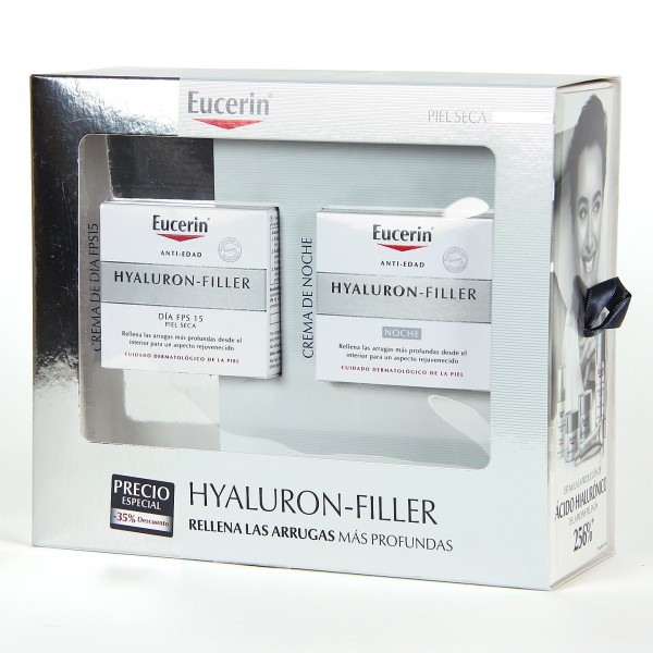 Eucerin Hyaluron Filler Dia Fps 30  + Hyaluron Filler Noche Reafirmante Promo  Eucerin Hyaluron Filler Dia Fps 30  + Hyaluron Filler Noche Reafirmante Promo